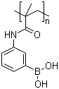 3-(甲基丙烯酰氨基)苯硼酸均聚物分子结构 (CAS 41685-84-1)