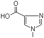 1-甲基-4-咪唑甲酸分子结构 (CAS 41716-18-1)