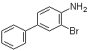 3-溴-1,1'-联苯-4-胺分子结构 (CAS 41738-70-9)