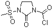 1-氯甲酰基-3-甲磺酰基-2-咪唑烷酮分子结构 (CAS 41762-76-9)