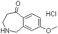 1,2,3,4-四氢-8-甲氧基-5H-2-苯并氮杂卓-5-酮盐酸盐分子结构 (CAS 41790-14-1)