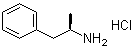 (alphaR)-alpha-甲基苯乙胺盐酸盐分子结构 (CAS 41820-21-7)