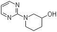 1-(2-Pyrimidinyl)-3-piperdinol molecular structure (CAS 419556-92-6)