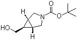 (1R,5S,6R)-6-(羟甲基)-3-氮杂双环[3.1.0]己烷-3-羧酸叔丁酯分子结构 (CAS 419572-18-2)
