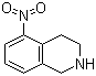 5-硝基-1,2,3,4-四氢异喹啉分子结构 (CAS 41959-45-9)
