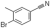 3-甲基-4-溴苯甲腈分子结构 (CAS 41963-20-6)