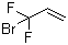 3-溴-3,3-二氟丙烯分子结构 (CAS 420-90-6)