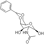 4,6-O-亚苄基-N-乙酰基-D-半乳糖胺分子结构 (CAS 420118-03-2)