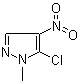 5-氯-1-甲基-4-硝基吡唑分子结构 (CAS 42098-25-9)