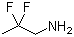 2,2-二氟丙胺分子结构 (CAS 421-00-1)