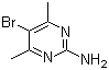 2-氨基-5-溴-4,6-二甲基嘧啶分子结构 (CAS 4214-57-7)