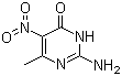 2-氨基-6-甲基-5-硝基-3H-嘧啶-4-酮分子结构 (CAS 4214-85-1)