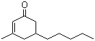 3-甲基-5-戊基-2-环戊烯-1-酮分子结构 (CAS 42161-41-1)