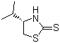 (S)-4-异丙基-1,3-噻唑烷-2-硫酮分子结构 (CAS 42163-70-2)