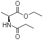 N-(1-氧代丙基)-L-丙氨酸乙酯分子结构 (CAS 42167-52-2)