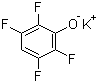2,3,5,6-四氟苯酚钾盐分子结构 (CAS 42289-34-9)