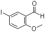 2-甲氧基-5-碘苯甲醛分子结构 (CAS 42298-41-9)