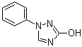 1-苯基-3-羟基-1,2,4-三唑分子结构 (CAS 4231-68-9)