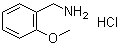 2-甲氧基苯甲胺盐酸盐分子结构 (CAS 42365-52-6)