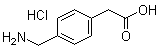 4-(Aminomethyl)phenylacetic acid hydrochloride molecular structure (CAS 42383-05-1)