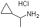 1-环丙基乙胺盐酸盐分子结构 (CAS 42390-64-7)