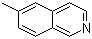 6-甲基异喹啉分子结构 (CAS 42398-73-2)