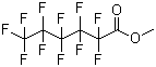 十一氟己酸甲酯分子结构 (CAS 424-18-0)