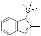 2-甲基-1-(三甲基硅烷基)-1H-茚分子结构 (CAS 42466-59-1)