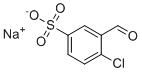 4-氯-3-甲酰基苯-1-磺酸钠分子结构 (CAS 42481-01-6)