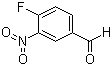 4-氟-3-硝基苯甲醛分子结构 (CAS 42564-51-2)