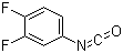 3,4-二氟苯基异氰酸酯分子结构 (CAS 42601-04-7)