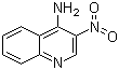 4-氨基-3-硝基喹啉分子结构 (CAS 42606-33-7)