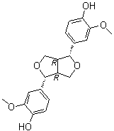 (±)-松脂醇分子结构 (CAS 4263-88-1)
