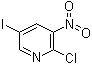 2-氯-5-碘-3-硝基吡啶分子结构 (CAS 426463-05-0)
