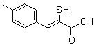 3-(4-碘苯基)-2-巯基-2-丙烯酸分子结构 (CAS 426821-41-2)