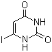 6-碘尿嘧啶分子结构 (CAS 4269-94-7)