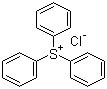三苯基氯化硫鎓盐分子结构 (CAS 4270-70-6)