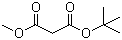 丙二酸叔丁酯甲酯分子结构 (CAS 42726-73-8)