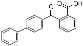2-(4-联苯甲酰基)苯甲酸分子结构 (CAS 42797-18-2)