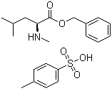 N-甲基-L-亮氨酸苄酯 4-甲基苯磺酸盐分子结构 (CAS 42807-66-9)