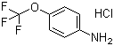 结构式 CAS# 42823-24-5, 4-(三氟甲氧基)苯胺盐酸盐