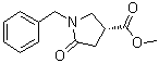 (3R)-5-氧代-1-(苯基甲基)-3-吡咯烷羧酸甲酯分子结构 (CAS 428518-36-9)