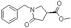 (3S)-5-氧代-1-(苯基甲基)-3-吡咯烷羧酸甲酯分子结构 (CAS 428518-44-9)