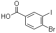 4-溴-3-碘苯甲酸分子结构 (CAS 42860-06-0)