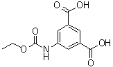 5-[(乙氧羰基)氨基]-1,3-苯二甲酸分子结构 (CAS 42904-20-1)