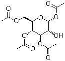1,3,4,6-四乙酰氧基-alpha-D-吡喃葡萄糖分子结构 (CAS 4292-12-0)