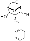 1,6-脱水-3-O-苄基-beta-L-吡喃艾杜糖分子结构 (CAS 42926-91-0)