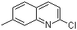 2-氯-7-甲基喹啉分子结构 (CAS 4295-12-9)