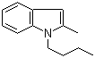 1-丁基-2-甲基吲哚分子结构 (CAS 42951-35-9)