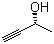 结构式 CAS# 42969-65-3, (R)-(+)-3-丁炔-2-醇